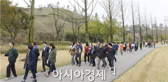 국가정원 1호 순천만정원 만들기 전직원이 발 벗고 나서