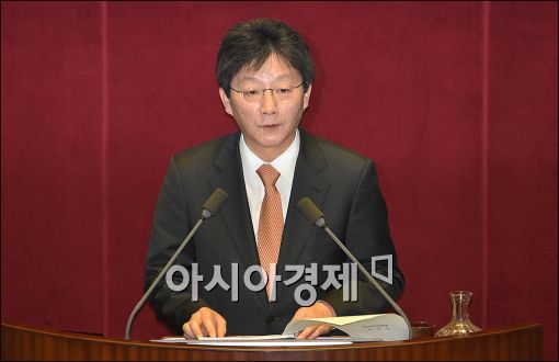 [포토]유승민, 교섭단체 대표 연설