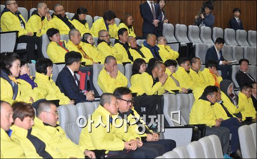 [포토]국회 찾은 세월호가족협의회