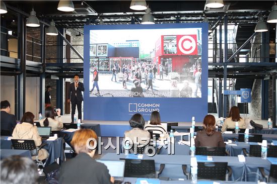 "핫 플레이스 다 모았다"…코오롱, 컨테이너 복합쇼핑몰 오픈