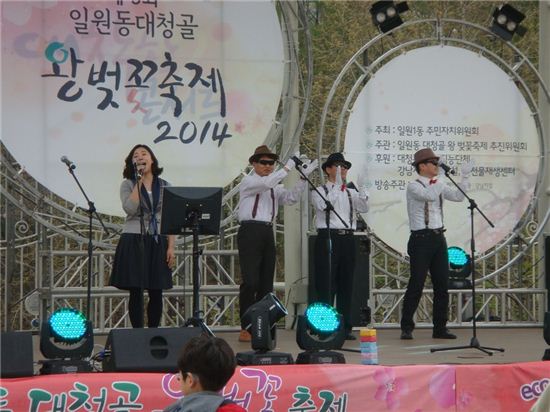2014년 대청골 왕벚꽃축제 공연 