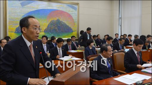 [포토]업무보고하는 추경호 국무조정실장