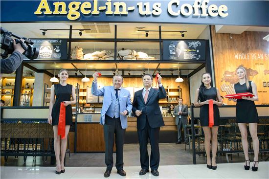 엔제리너스커피, 한국 커피 전문점 최초 카자흐스탄 1호점 오픈