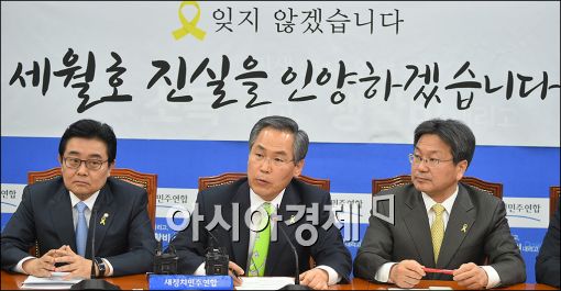 [포토]모두 발언하는 우윤근 원내대표