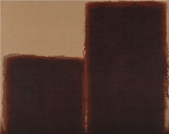 윤형근, 'Burnt Umber & Ultramarine(적갈색과 울트라마린)', 1981~1984년, 91.8 x 115.2 cm