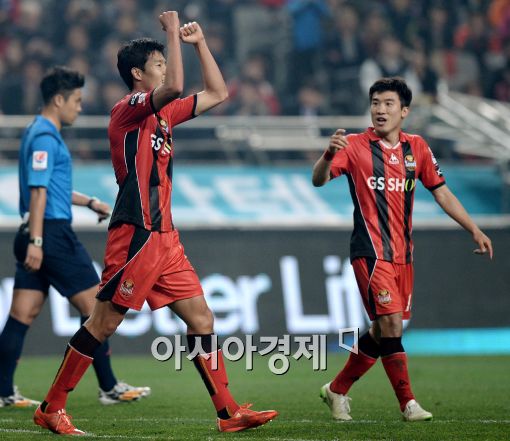 [포토]김현성, '선제골로 팀 통산 1,500골 달성'