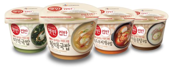 CJ제일제당, HMR시장 공략 가속화…햇반컵반 출시