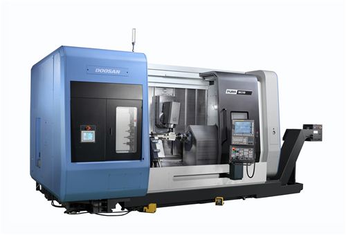 ▲두산인프라코어가 ‘2015 중국 공작기계 전시회(CIMT: China International Machine Tool Show)'에 출품한 차세대 복합가공기(PUMA SMX 3100S). 
