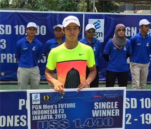 테니스 이덕희, 2주 연속 퓨처스대회 우승 '쾌거'