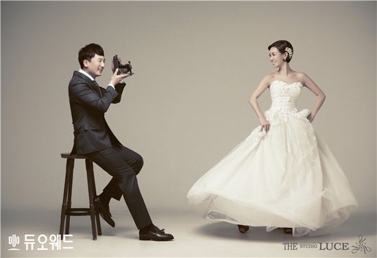 듀오웨드, Mnet ‘댄싱9’ 마스터 박지은 웨딩사진 공개
