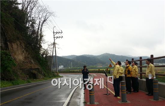 나주시, 급경사지 붕괴위험지역 점검