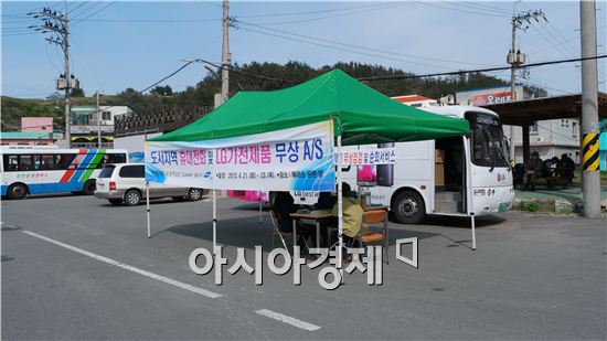 "흑산도까지 왔당께~"…LGU+·단말기 제조사의 협연