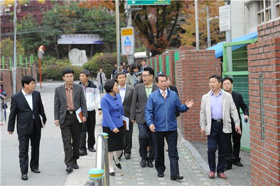 나진구 중랑구청장 주민 의견 들으러 학교 간다