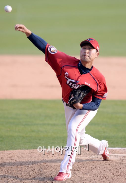 [포토]윤석민, '실점은 없다'