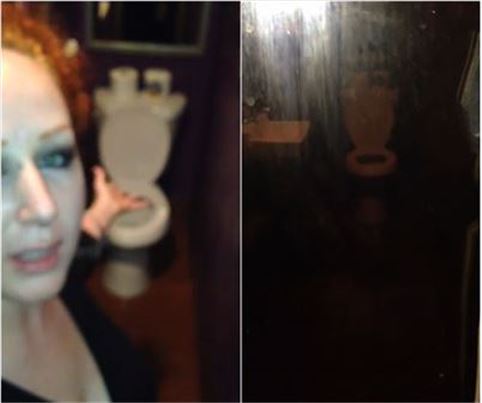 술집 여자화장실 특수거울. 사진=유튜브 영상 캡처