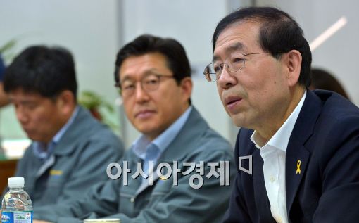 [포토]모두발언하는 박원순 시장