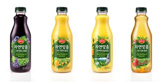 롯데칠성음료, '델몬트 자연맞춤 그린주스' 4종 출시
