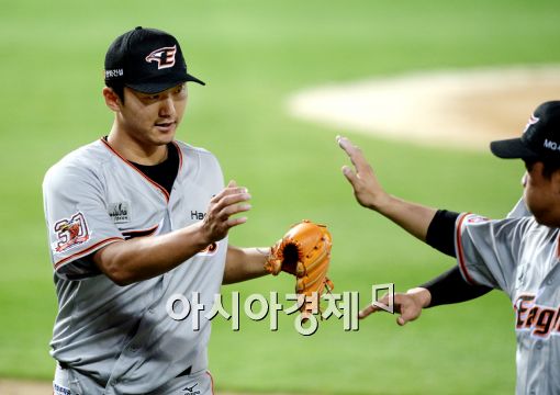 [포토]안영명, '시즌 4승이 보인다'