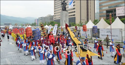 [포토]조선시대, 어가행렬 재현