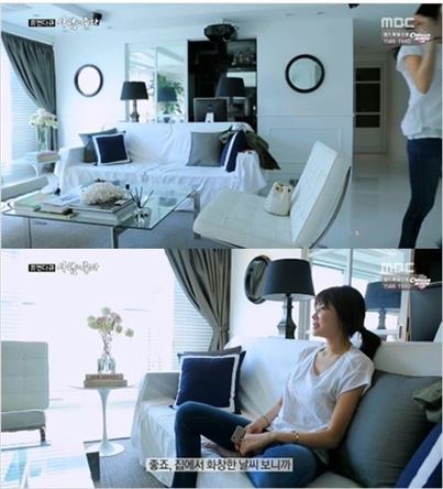 '성형 논란' 양미라, '깔끔·럭셔리 인테리어' 집 공개