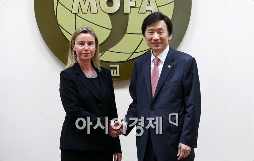 [포토]한-EU 외교장관 회담