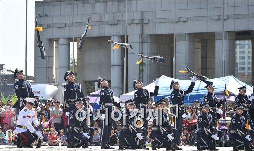 [포토]군 의장시범