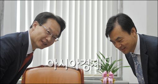 [포토]본회의 앞두고 긴급 회동