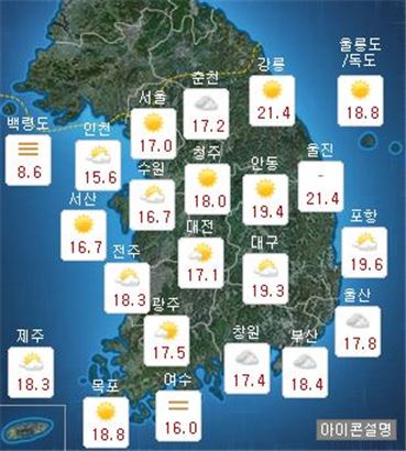 [오늘날씨] '낮 최고 27도' 때 이른 더위…일교차 커 건강 유의