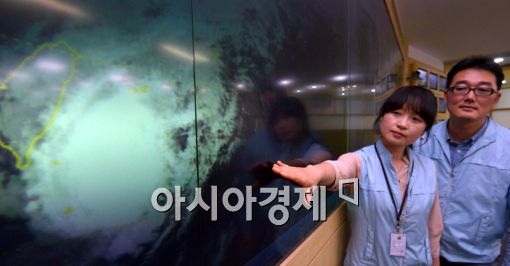 [포토]'한반도로 북상 중인 태풍 노을'