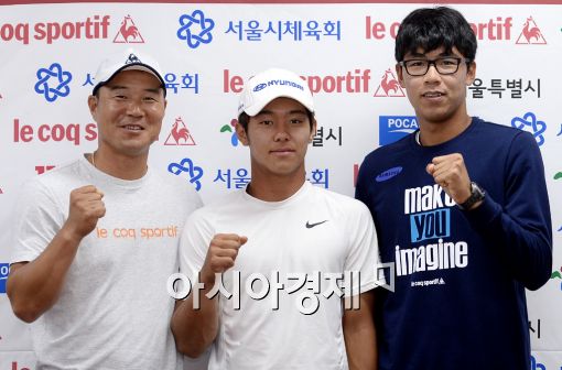 [포토]이형택·이덕희·정현, '한국 테니스 파이팅'