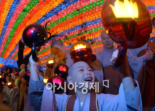 [포토]즐거운 연등 점등식