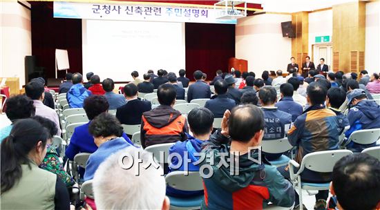 해남군, 청사신축 관련 군민토론회 개최