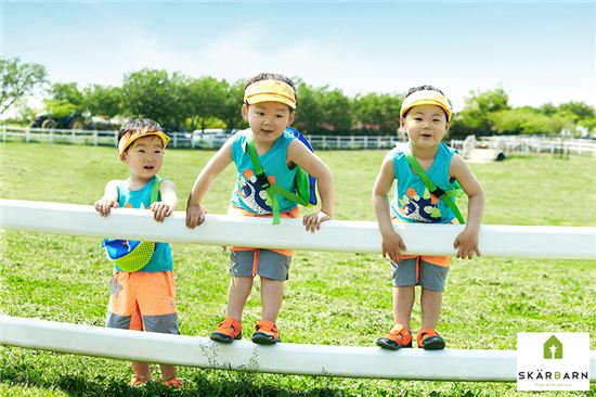 광고모델로도 인기인 삼둥이 대한·민국·만세(섀르반 제공)