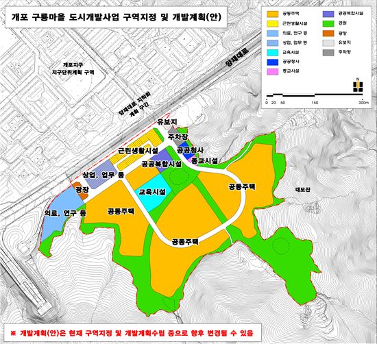 개포 구룡마을 도시개발사업 구역 지정 및 개발계획안