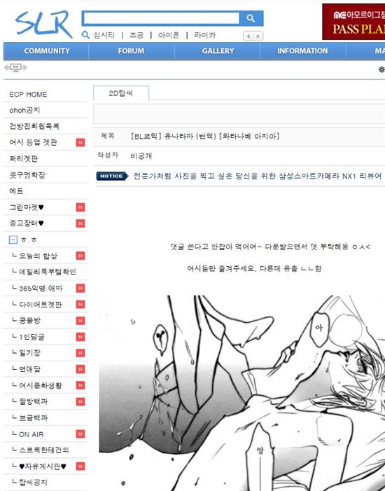 '여성시대' 탑씨에서 공유한 음란자료 유출…"핵탄두 터졌다" 