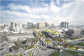 서울역 고가, 어떻게 변하나…설계 공모작 전시 열려