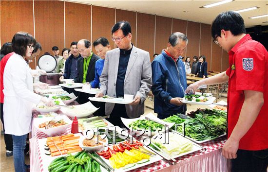 [포토]광주 동구, 당뇨 영양교육 및 시식회 