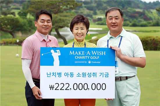 푸르덴셜생명, 난치병 아동 소원돕기 자선골프대회 