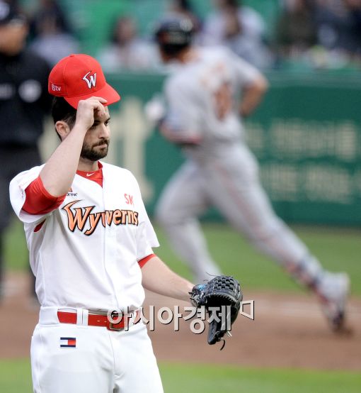 [포토]밴와트, '홈런을 허용하다니..'