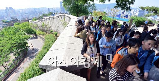 [포토]'박원순 서울시장 일일 여행가이드'