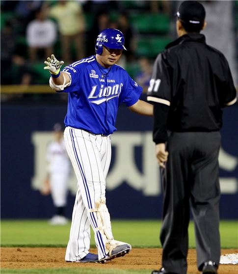 프로야구 삼성 외야수 박한이[사진 제공=삼성 라이온즈]