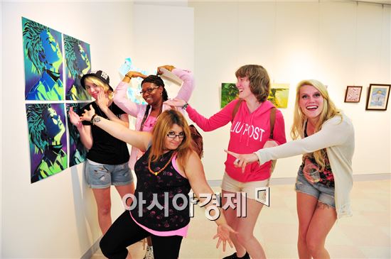 호남대 미술학과-美롱아일랜드대학, 국제미술교류전 개막
