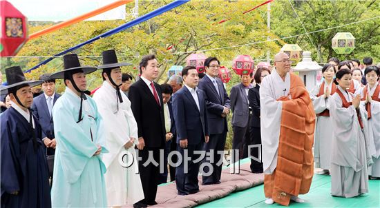 이낙연 전남도지사, 초의선사 탄생 제229주년 기념 문화제 