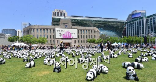[포토]'서울에 나타난 1600 판다'