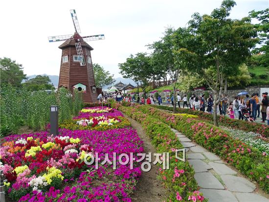 [포토]장미와 풍차