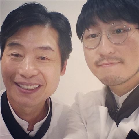 박준우, 이연복 셰프와 찰칵…"중식계의 '더 러브'"