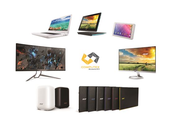 에이서, "컴퓨텍스D&I 어워드서 7개 제품 수상"