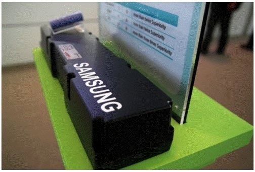 삼성SdI의 전기자전거용 배터리팩 (사진제공 : 삼성SDI)