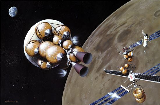 ▲ARM은 소행성을 달궤도에 이끌어 오는 임무를 맡고 있다.[사진제공=NASA]