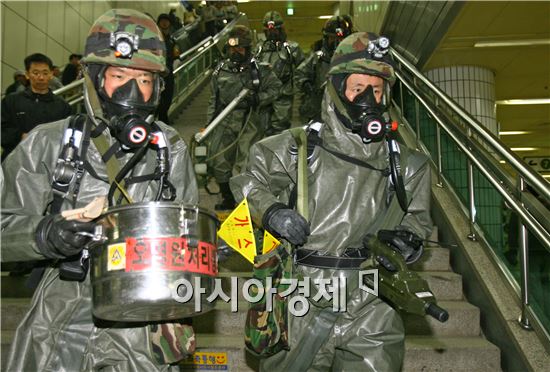 한국군이 북한의 생물학무기를 감지할 수 있는 장비는 생물독소감시기체계, 생물학정찰차, 휴대용 무기진단킷 3종류다